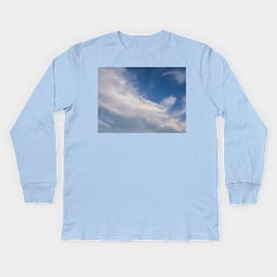 Tranquil cloudscape Kids Long Sleeve T-Shirt